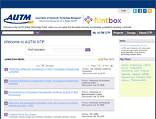 Tablet Screenshot of gtp.autm.net